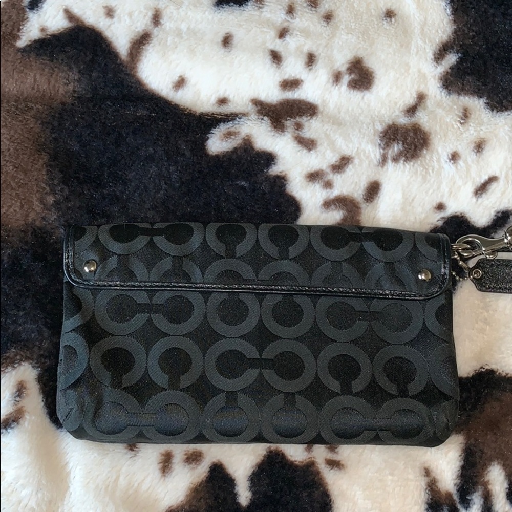 Coach Black Clutch - Picture 3 of 8